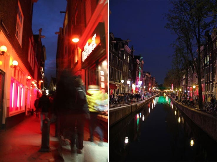 阿姆斯特丹，夜。