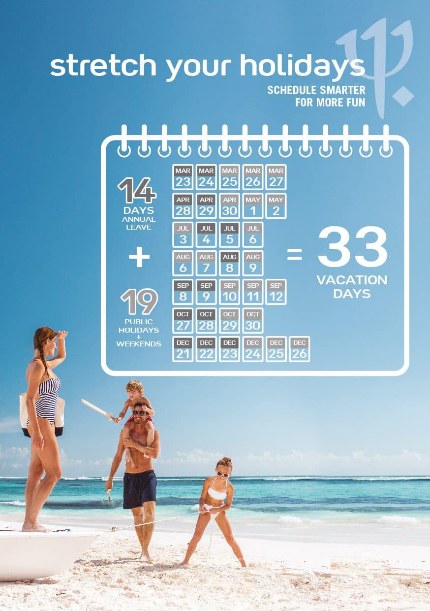 Bigfoottraveller.com l 如何把14天年假变成33天悠闲假期？
