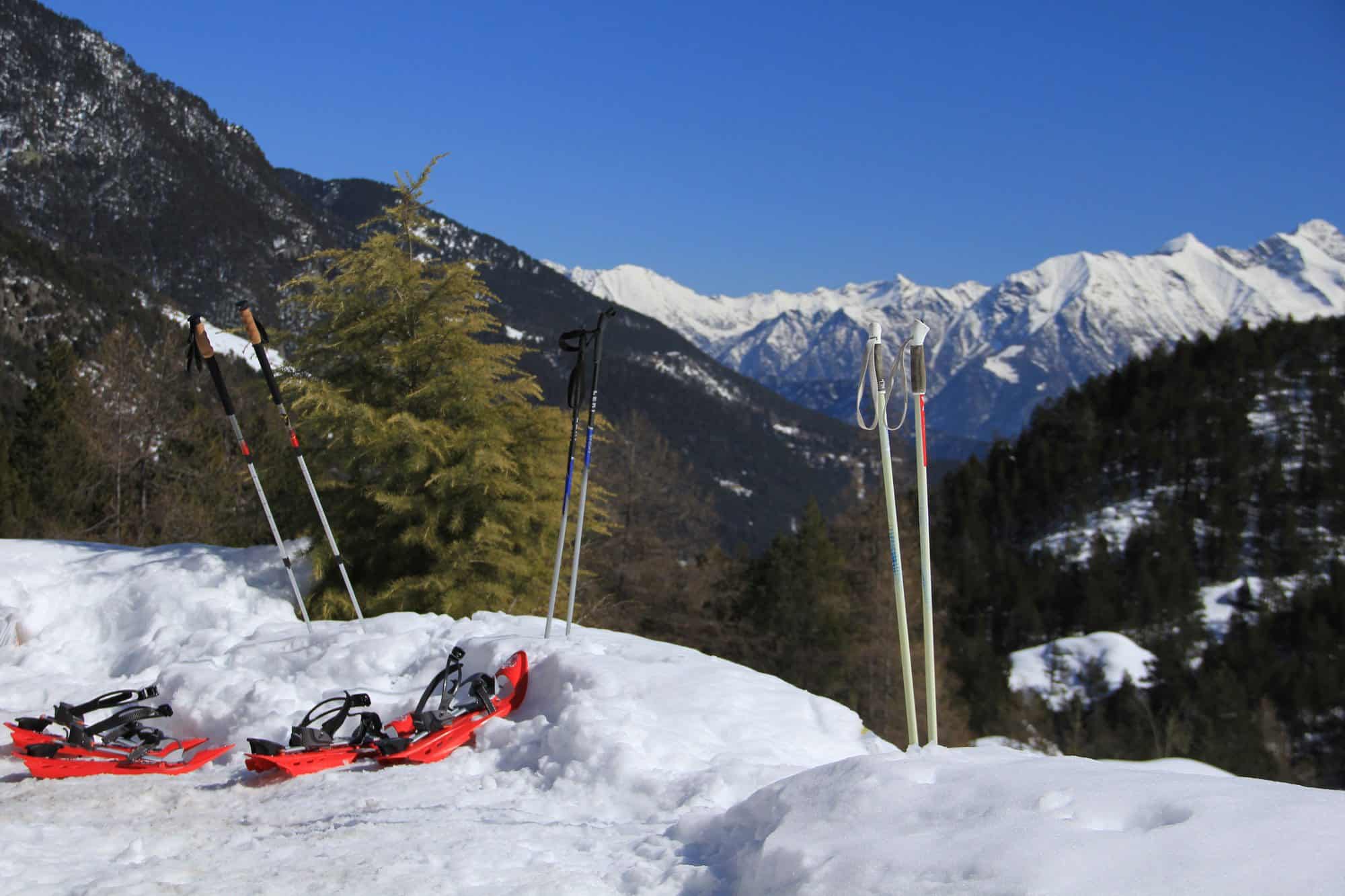 意大利Mont Avic，在深雪里健行