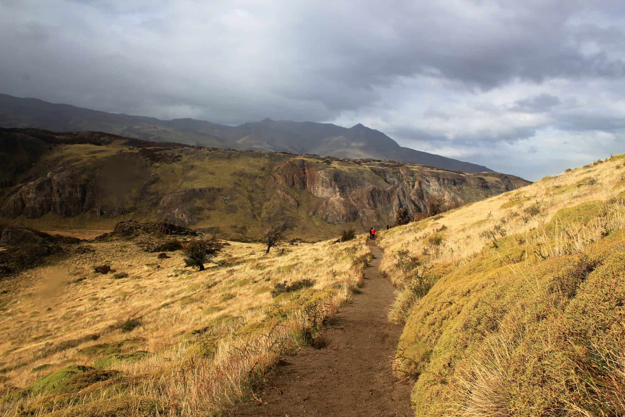 阿根廷巴塔哥尼亚高原上的彩虹